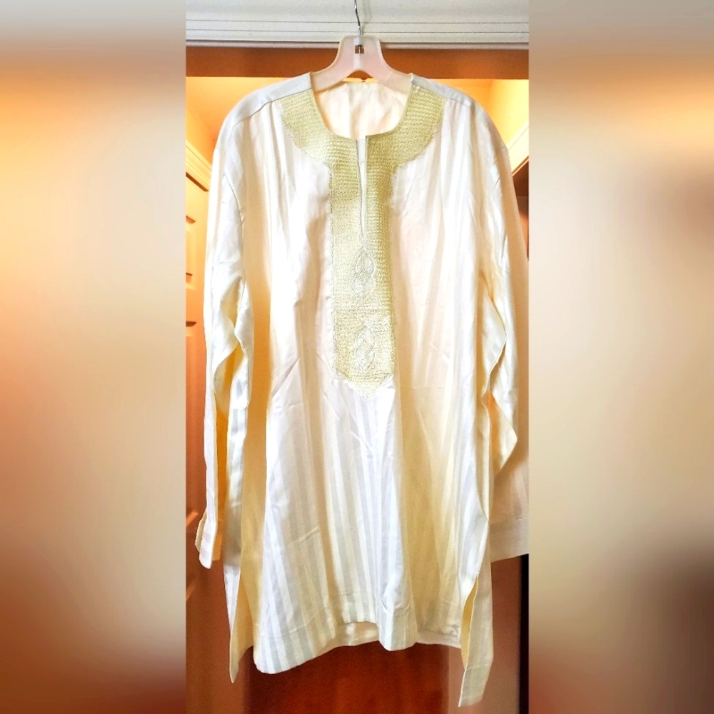 Mens Handmade African Kaftan Shirt